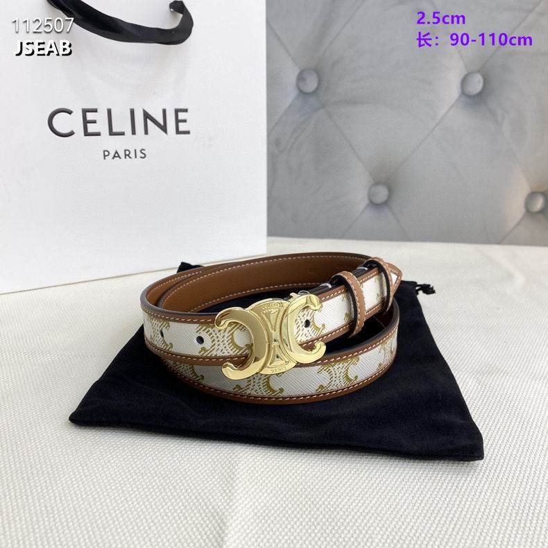 Celine belt 25mmx90-110cm 8L05